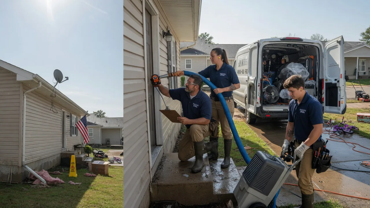 Ceiling Water Damage Restoration in Green Bay, WI near me
